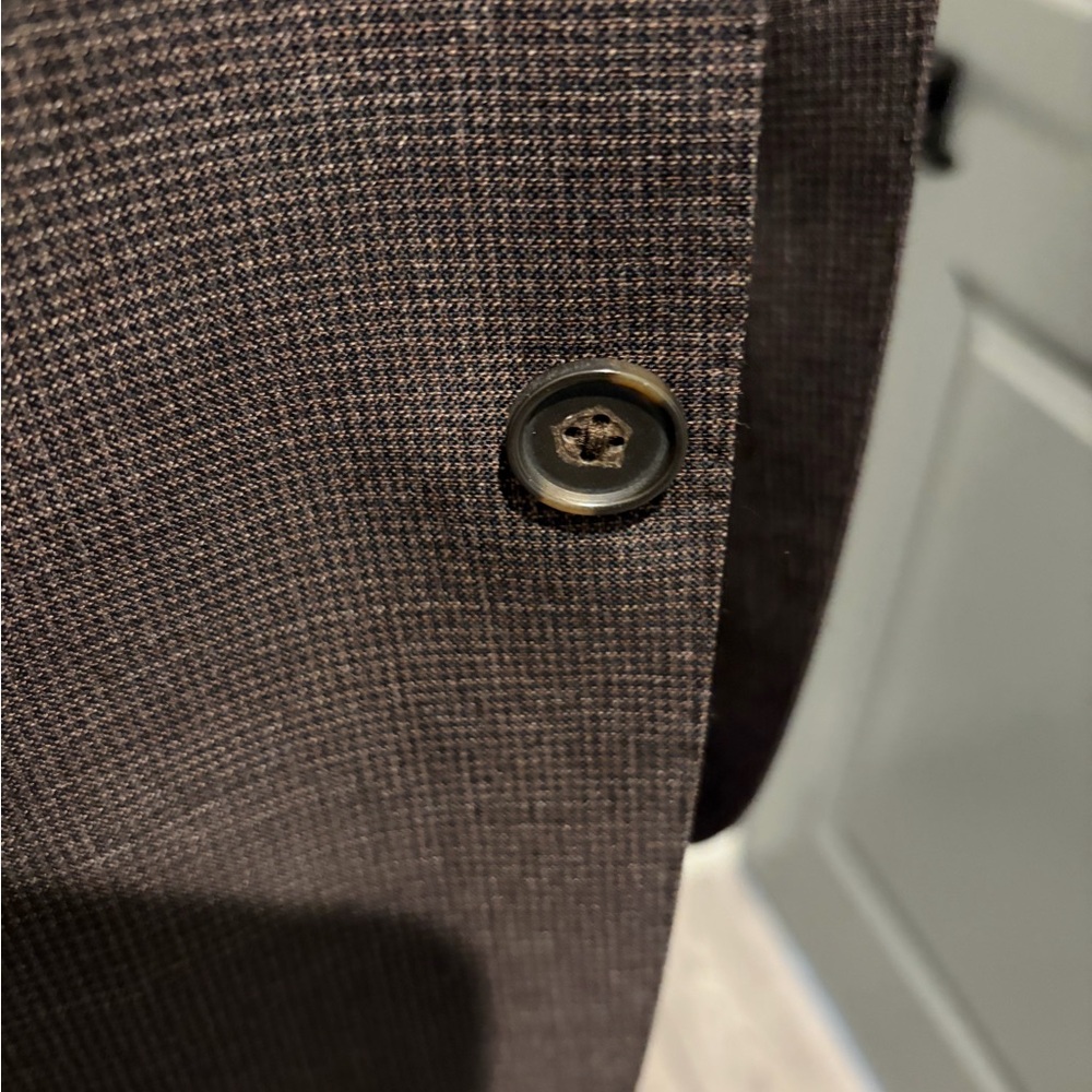 Banana Republic Rich Brown Luxury Suit 100% Wool - Picture 6 of 11